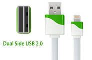 Dual Side USB Data  Sync Charger Cable